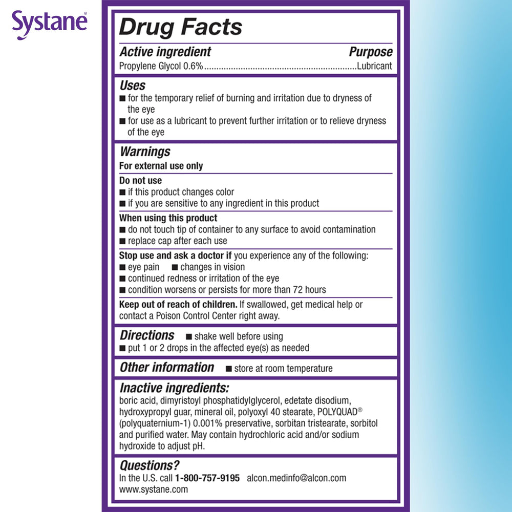 Systane Balance use scene shows hand-ready relief during daily tasks.