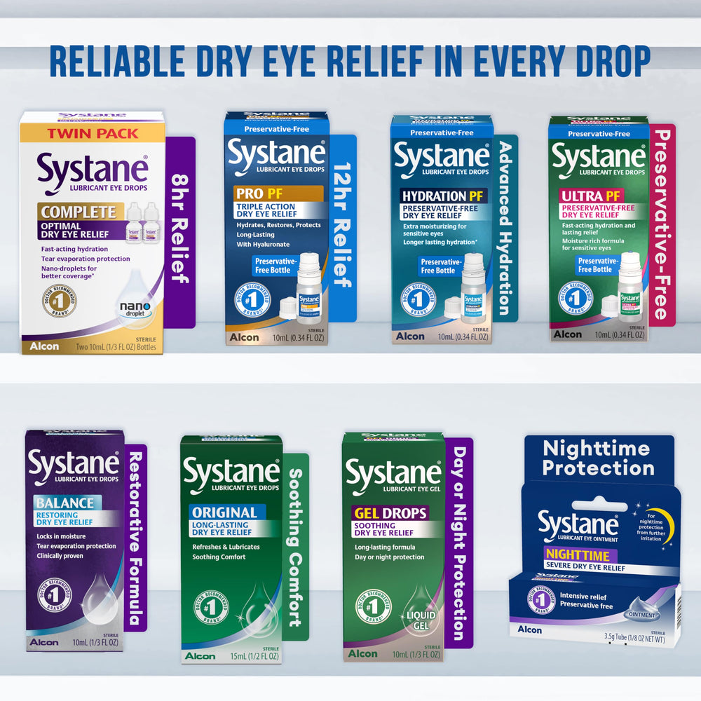 Systane Complete provides long lasting relief during dry-eye moments