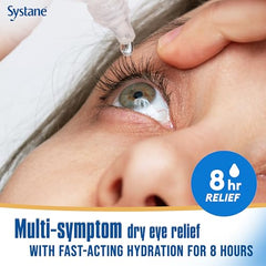 Systane Complete long-lasting relief supports comfortable wear throughout the day.