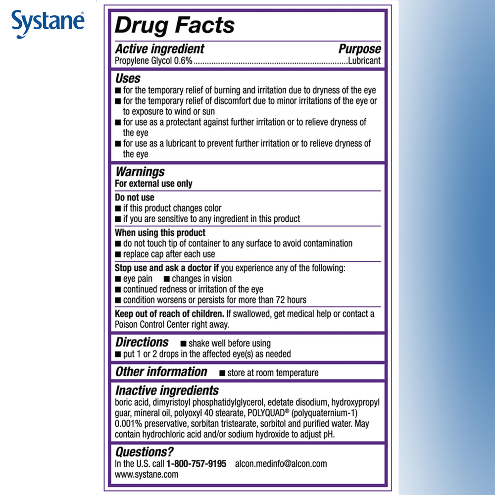 Systane Complete packaging may vary between twin-pack configurations