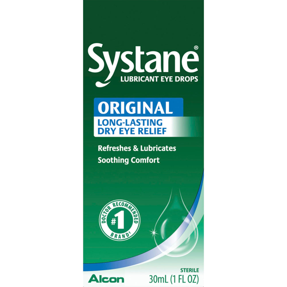 Systane Eye Lubricant 1oz bottle ready for quick moisture relief