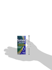 Systane eye gel drops packaging showing three-pack for convenient use.