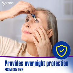 Systane Nighttime sleep-relief use-case demonstrates comfort during overnight hours