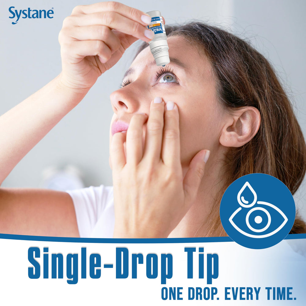 Systane Pro PF packaging front highlights preservative-free formula.