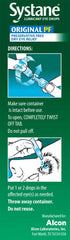 Systane single-use vial dispense for clean, portable moisture