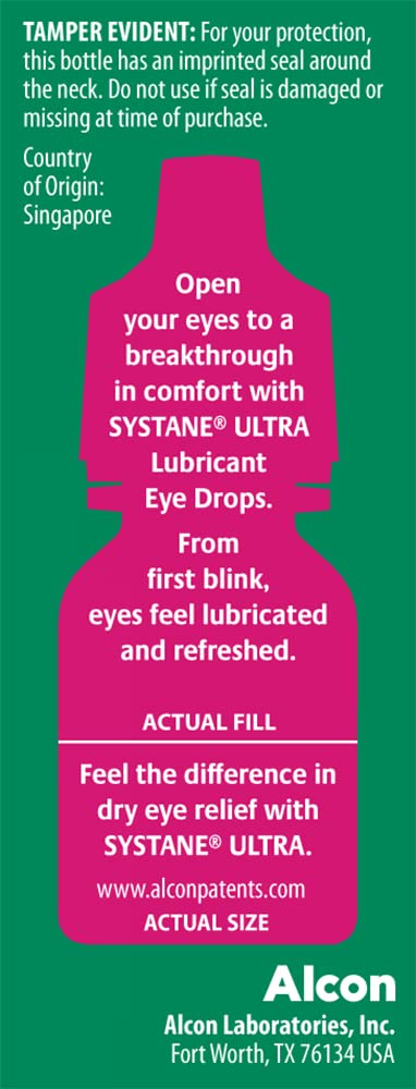 Systane Ultra all-day comfort on display.