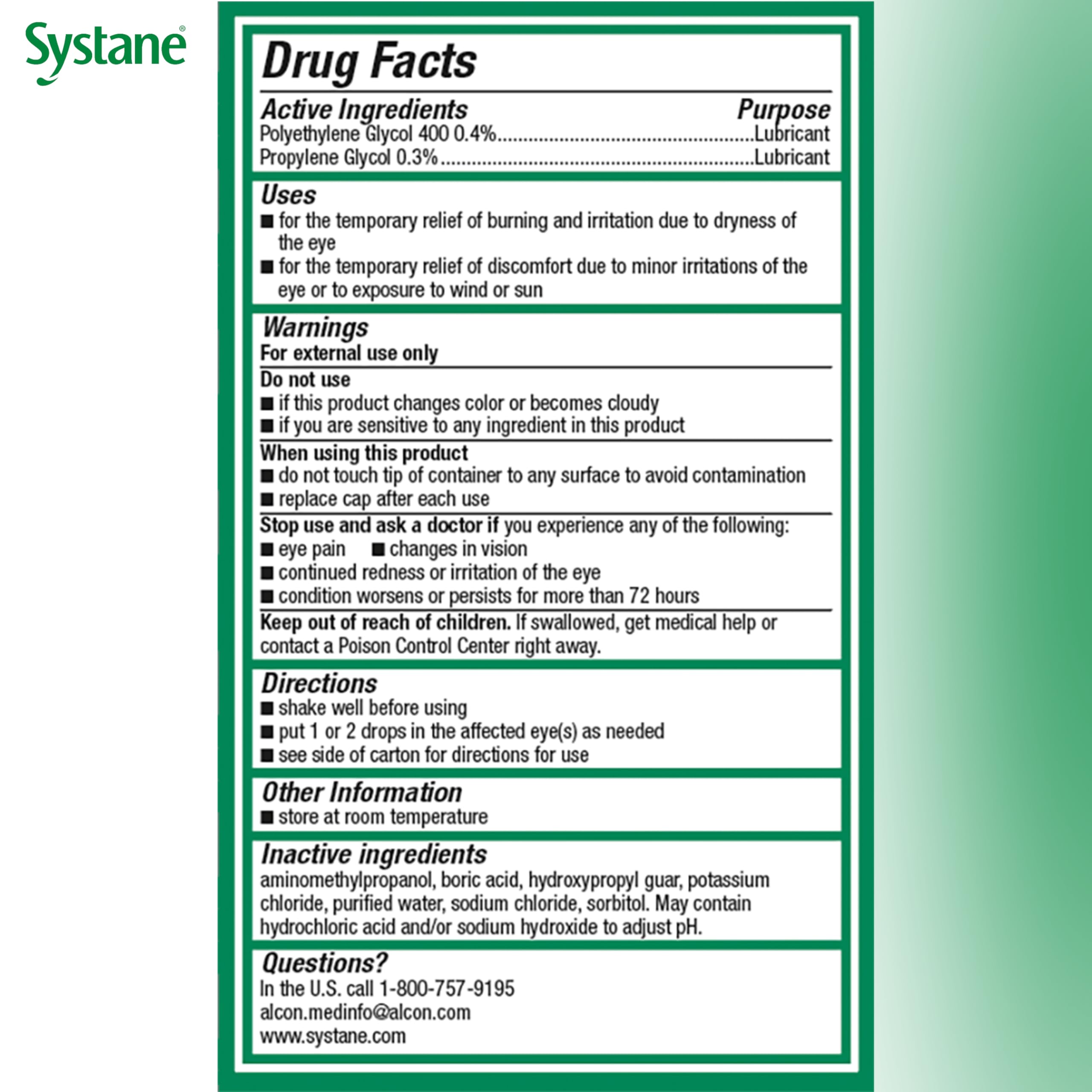 Systane Ultra PF box and bottles on shelf for daily use