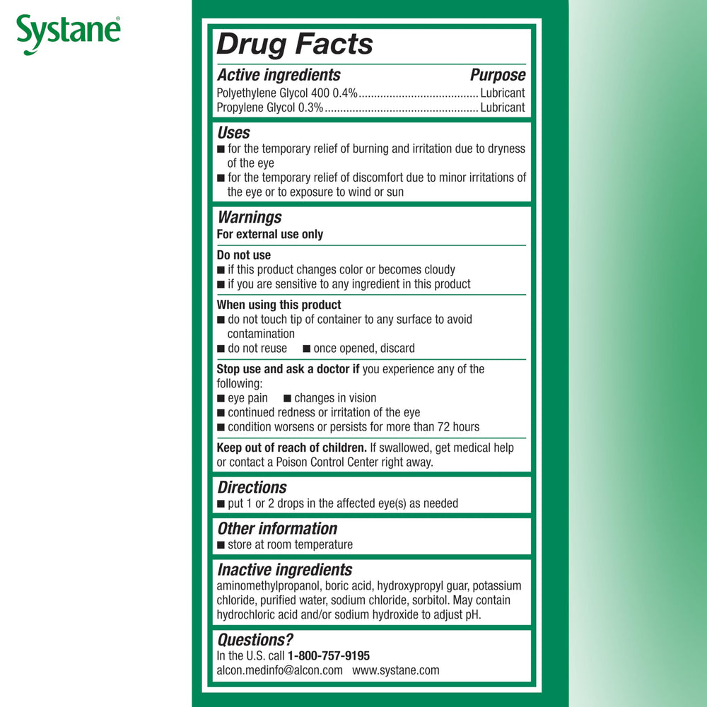 Systane Ultra user feels refreshed after applying eye drops.
