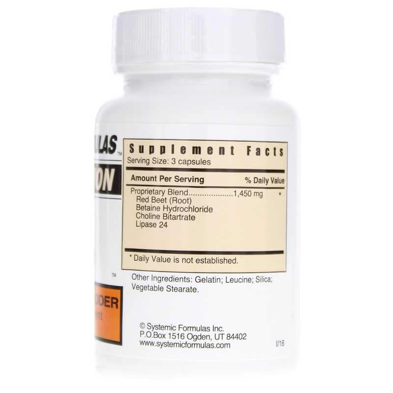 Systemic Formulas LB bottle on desk ready for daily wellness routine.