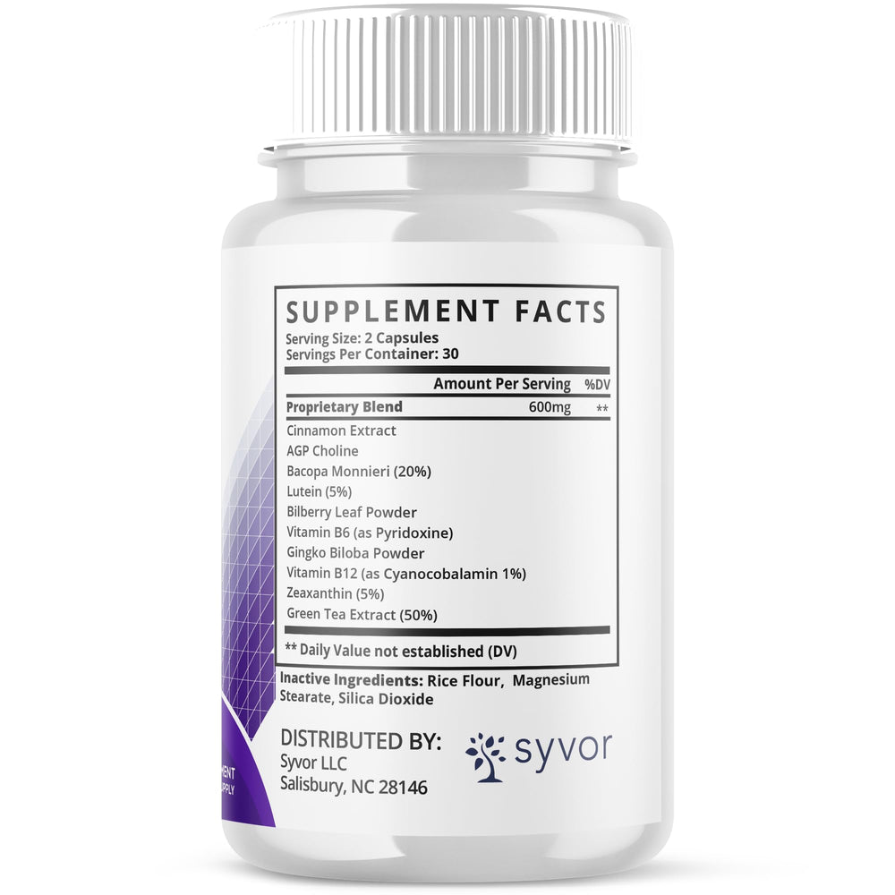 Syvor Neurocept close-up of capsule array suggests simple, consistent daily intake