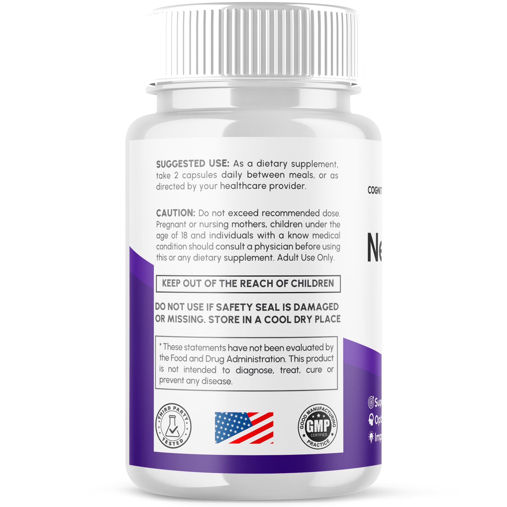 Syvor Neurocept open packaging showcases a convenient daily capsule regimen