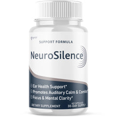 Syvor Neurosilence capsules bottle for daily hearing support and ease of use.