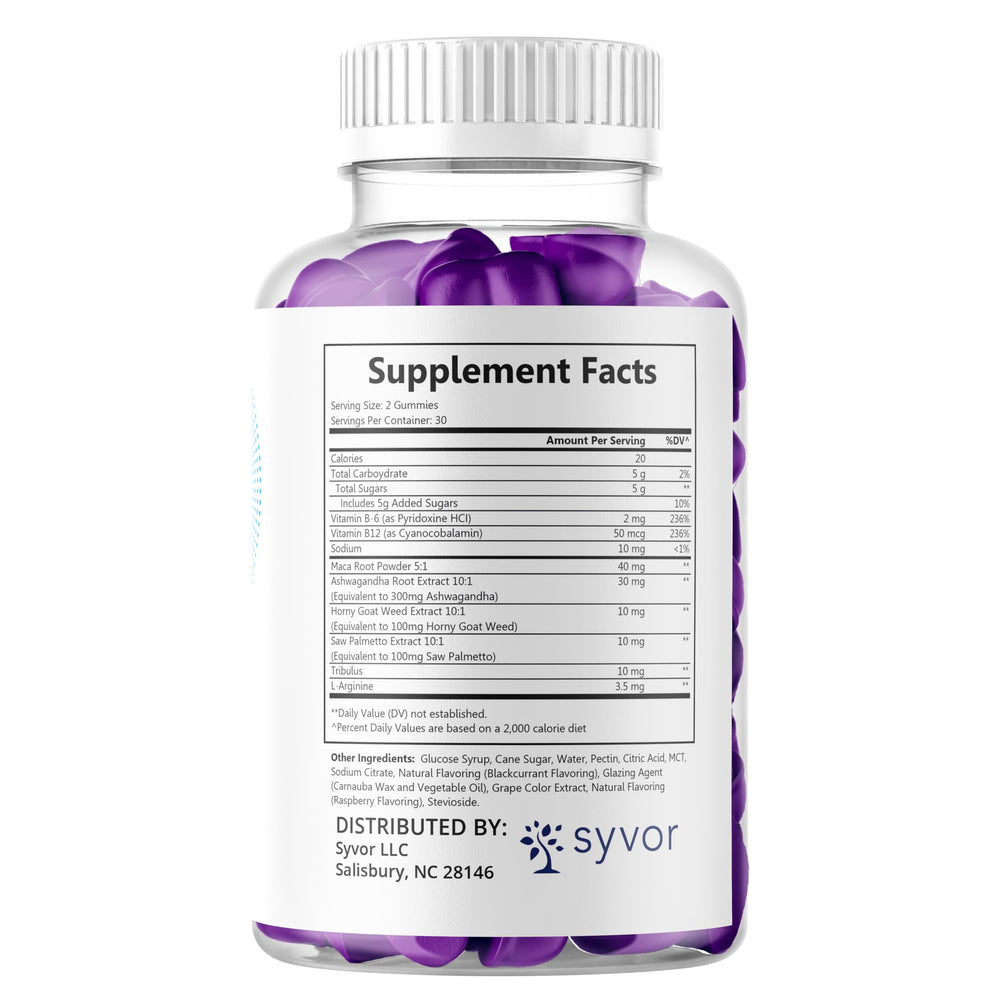 Syvor Primo TRT Gummies lifestyle shot suited for on-the-go daily support