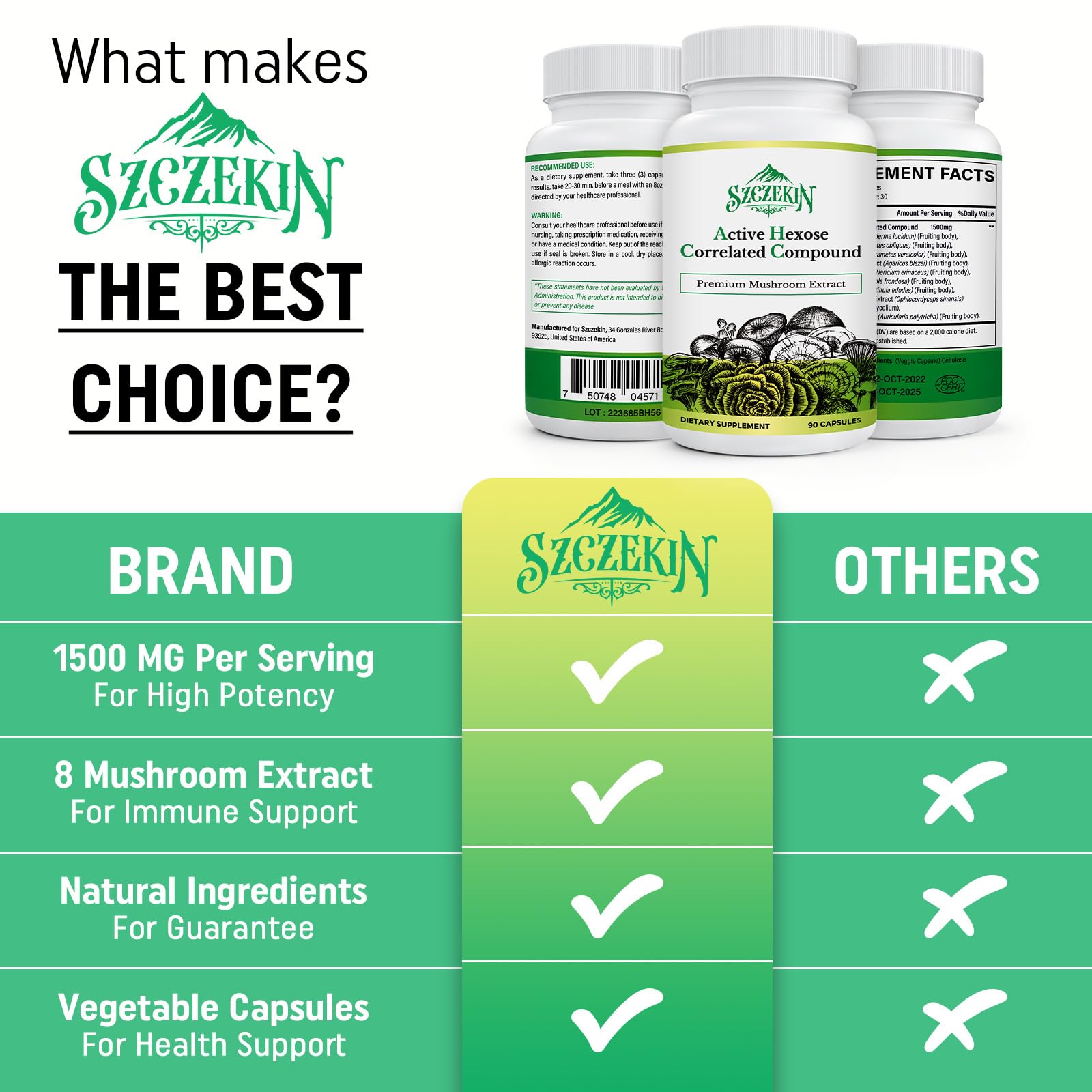 SZCZEKIN immune-boost capsules for NK and T cell support
