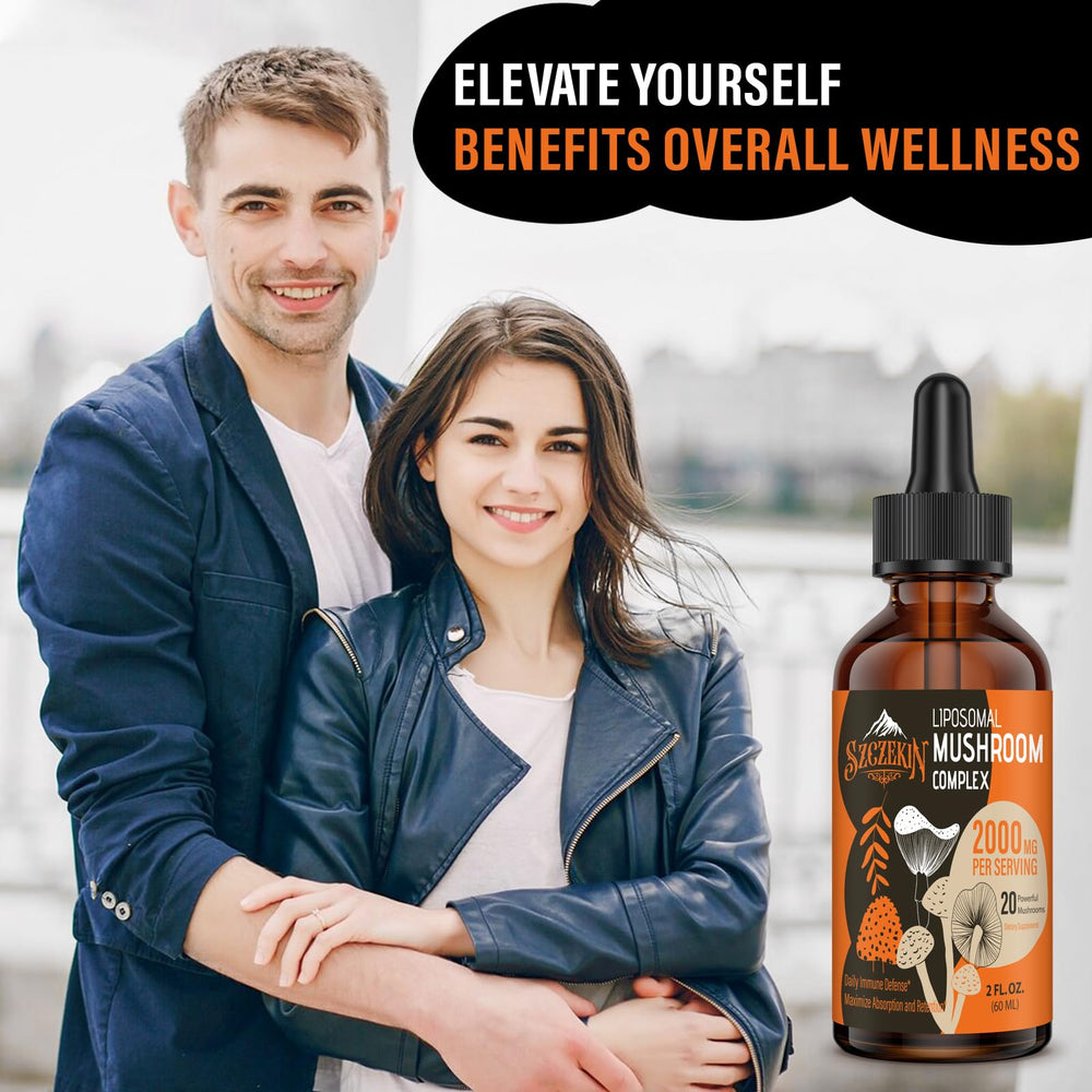 SZCZEKIN eco-packaging highlighting vegan and gluten-free formula for inclusive wellness.