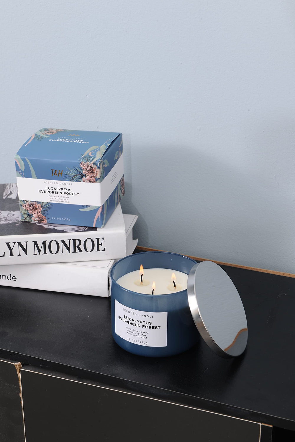 T&H jar can be repurposed as a vase or planter.