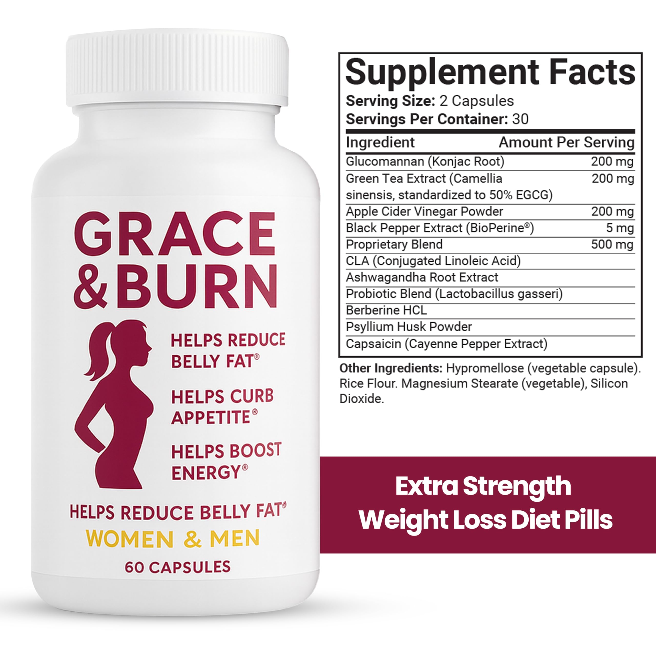 Close-up of the T-MODE GLP-1 label highlighting ingredients for metabolism support.