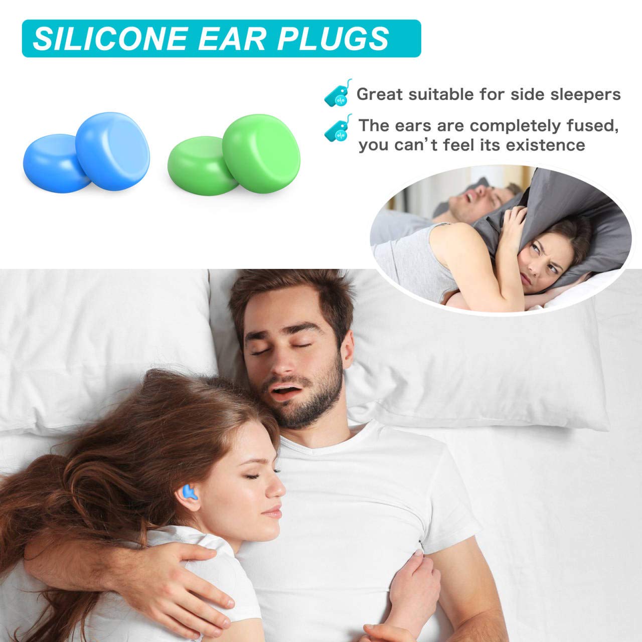 T NEWFUN silicone ear plugs for airplanes help manage pressure and noise during flights