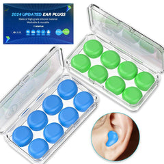 T NEWFUN silicone ear plugs for sleeping offer a comfortable moldable seal for rest