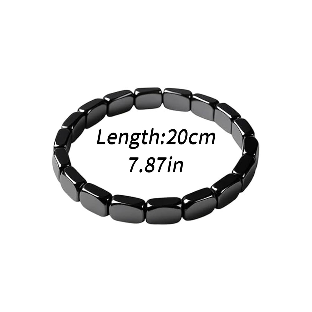 Gift-ready TACBSP hematite bracelet packaging