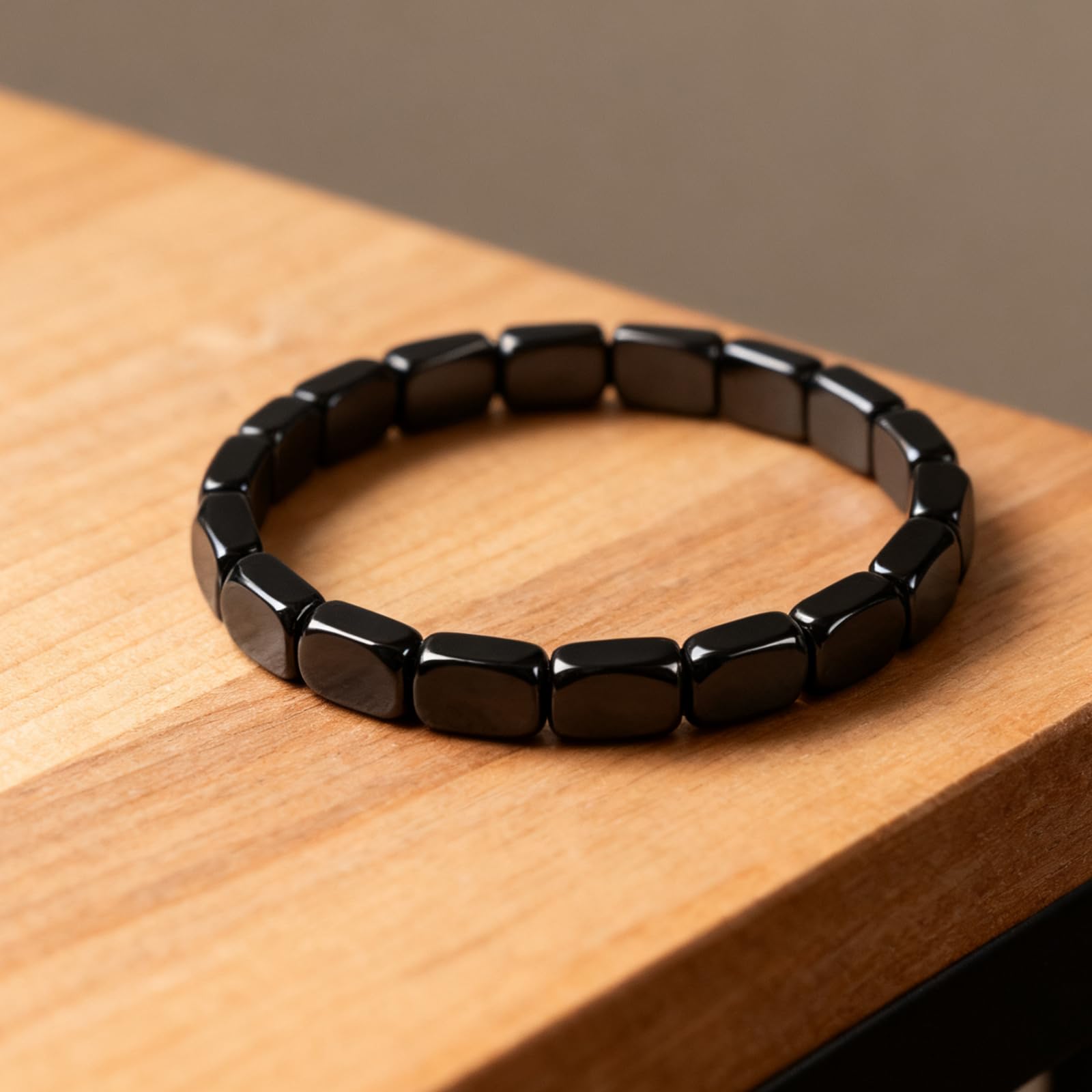 TACBSP bracelet worn at work for calm focus