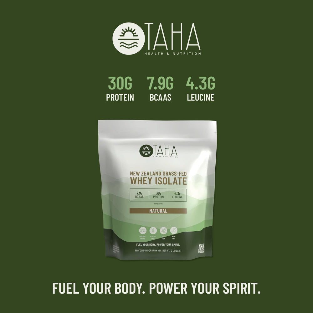 Taha Health and Nutrition cold-processed whey for high-purity protein.