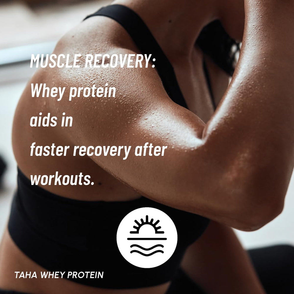 Taha Health and Nutrition included protein scoop for precise serving.