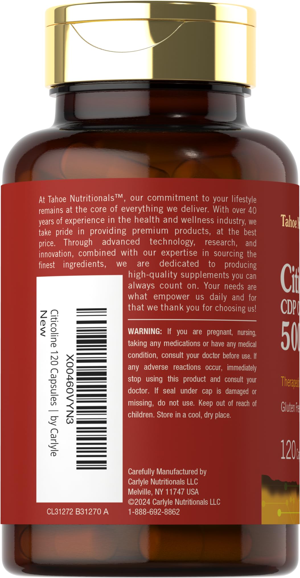 Tahoe Nutritionals lab-tested ingredients highlight quality and purity