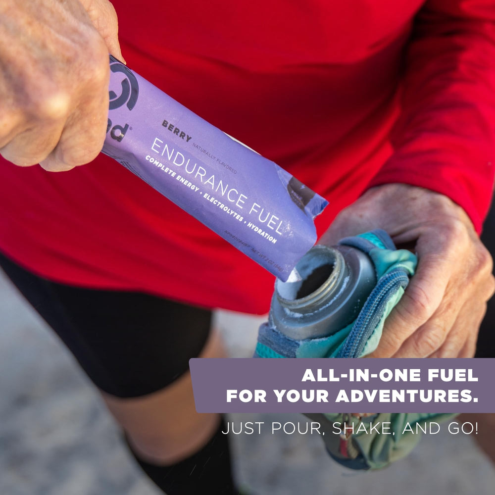 Tailwind Endurance Fuel vegan label signals clean, allergy-friendly nutrition.