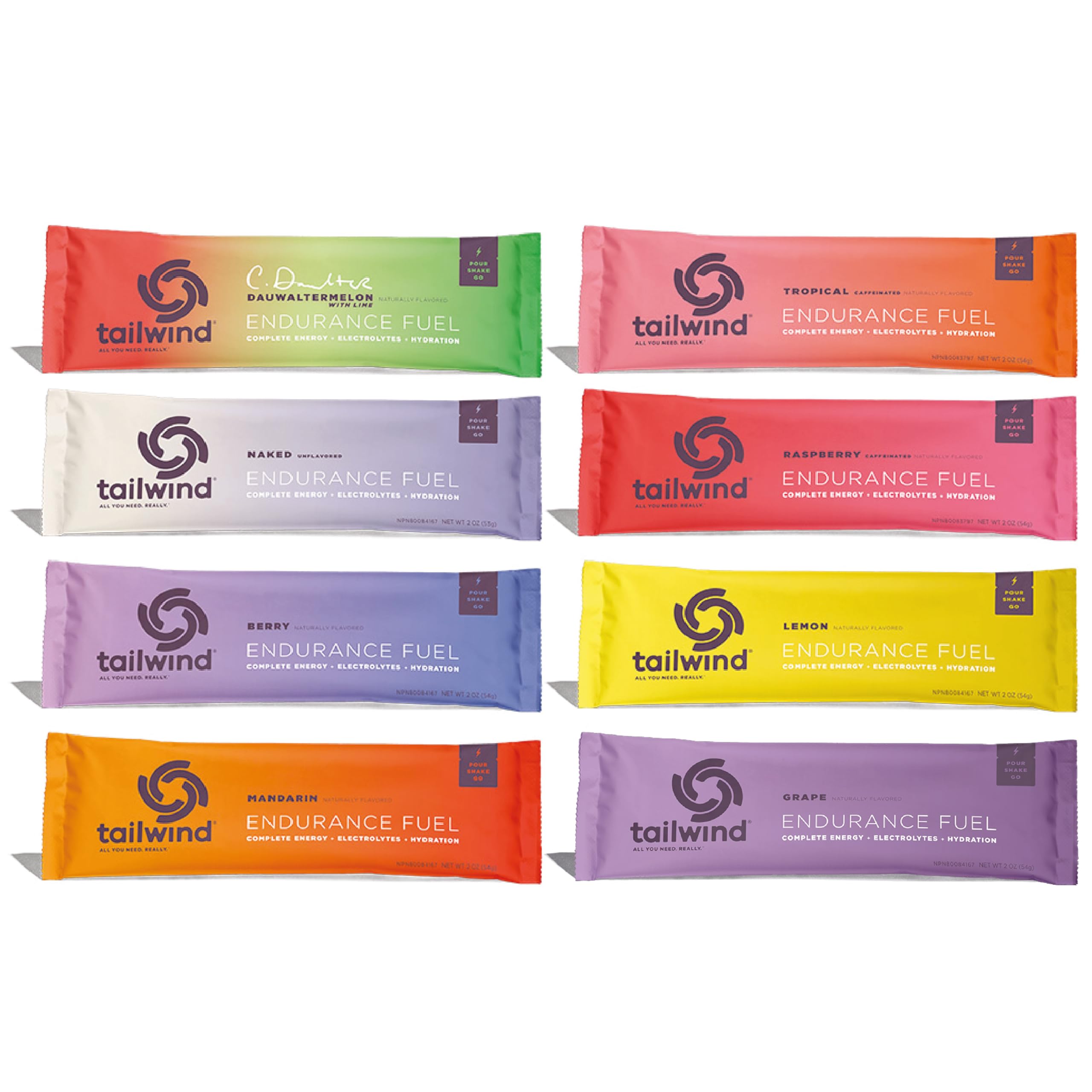 Tailwind Grab-and-Go Endurance Fuel cola caffeinated, smooth hydration for longer workouts