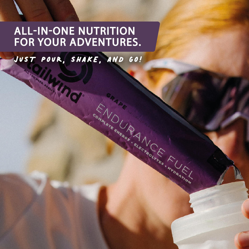 Tailwind Grab-and-Go Endurance Fuel dauwaltermelon flavor, refreshing hydration for cardio days