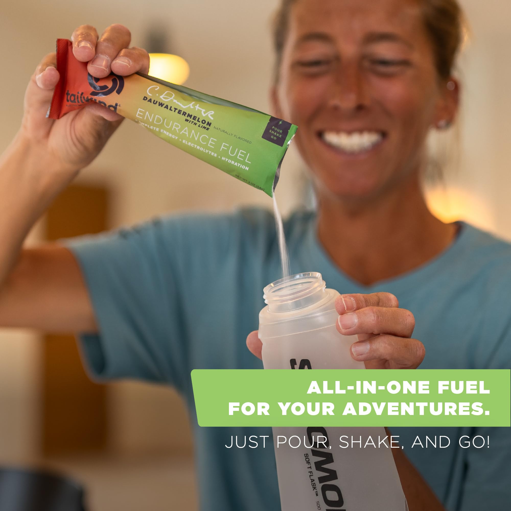 Tailwind Nutrition Endurance Fuel flavors offer non caffeinated options for steady workouts.