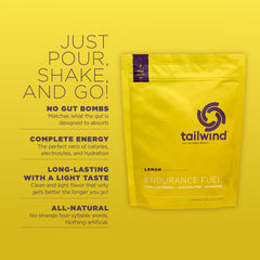 Tailwind Endurance Fuel powder scoop ready to mix
