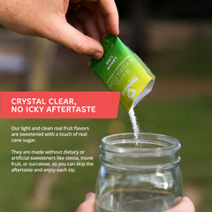 Tailwind Rapid Hydration raspberry sachet delivers flavor while aiding hydration during activity.