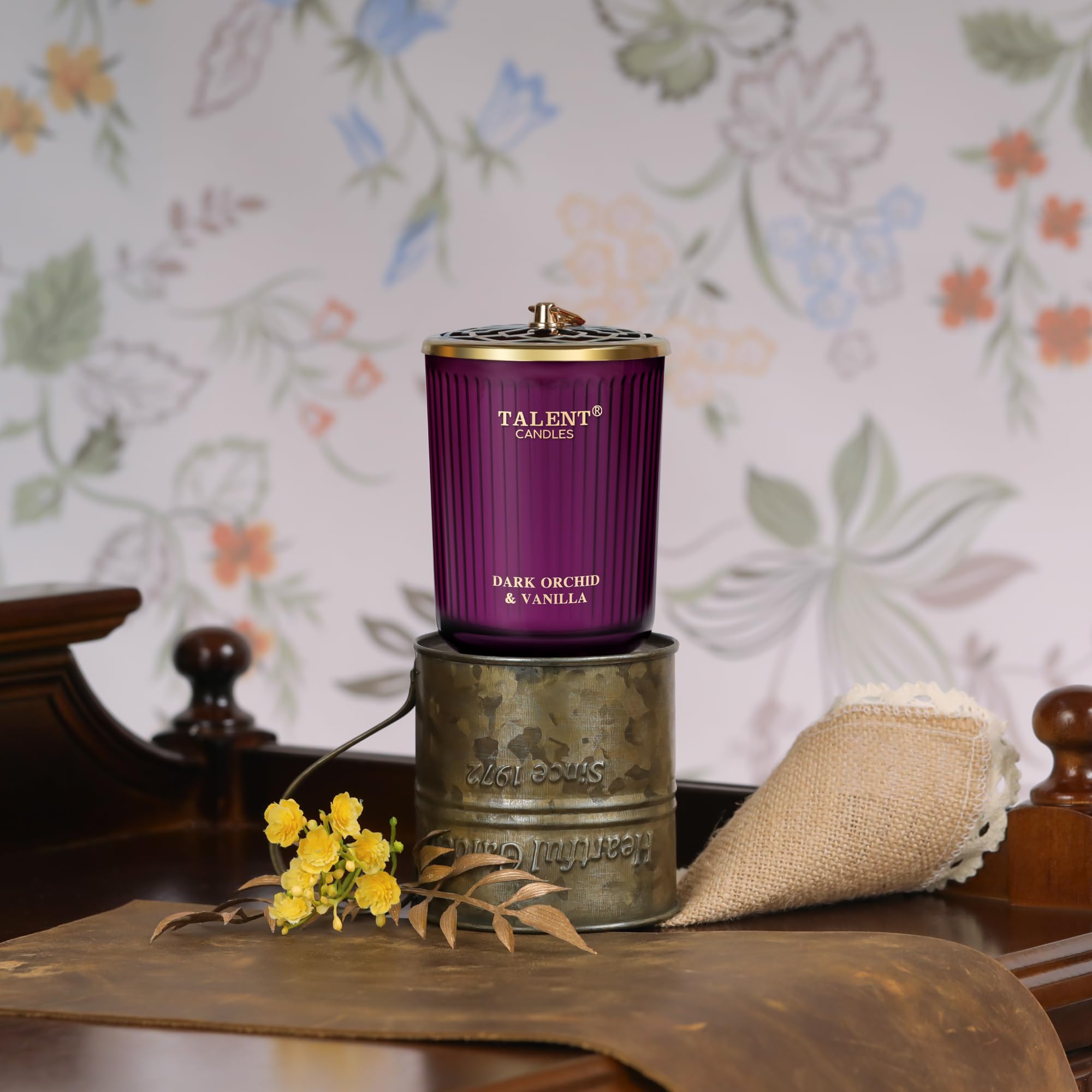 Talent Candles self-care aromatherapy ritual promotes relaxing, mindful moments