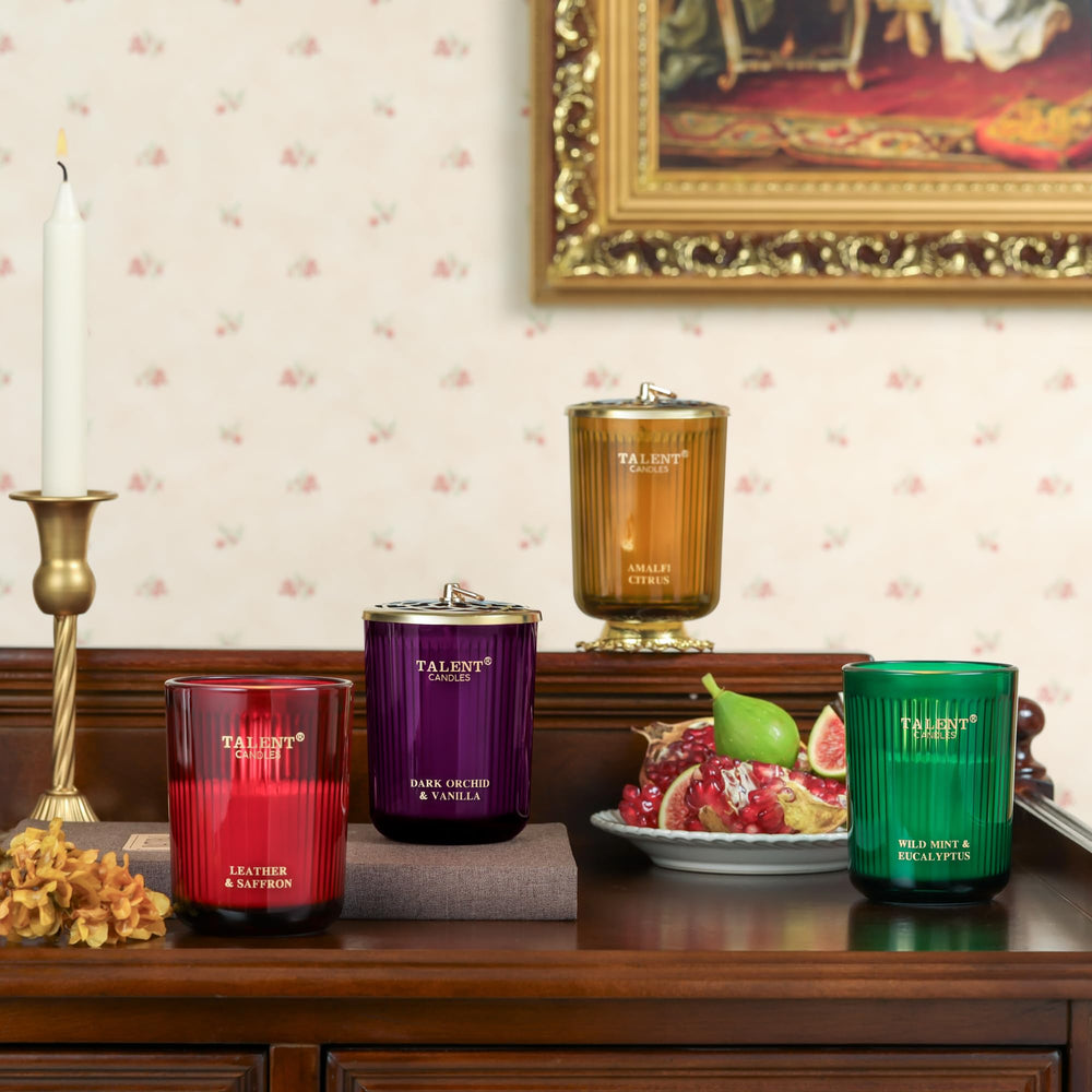 Talent Candles traditional-style room ambiance enhances decor with classic charm