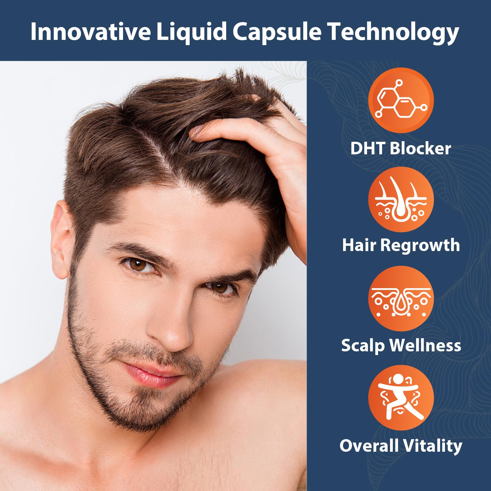 Botanicals including saw palmetto and nettle for hair nourishment