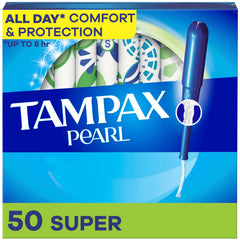 Tampax Pearl with LeakGuard Braid helps prevent leaks before they happen.