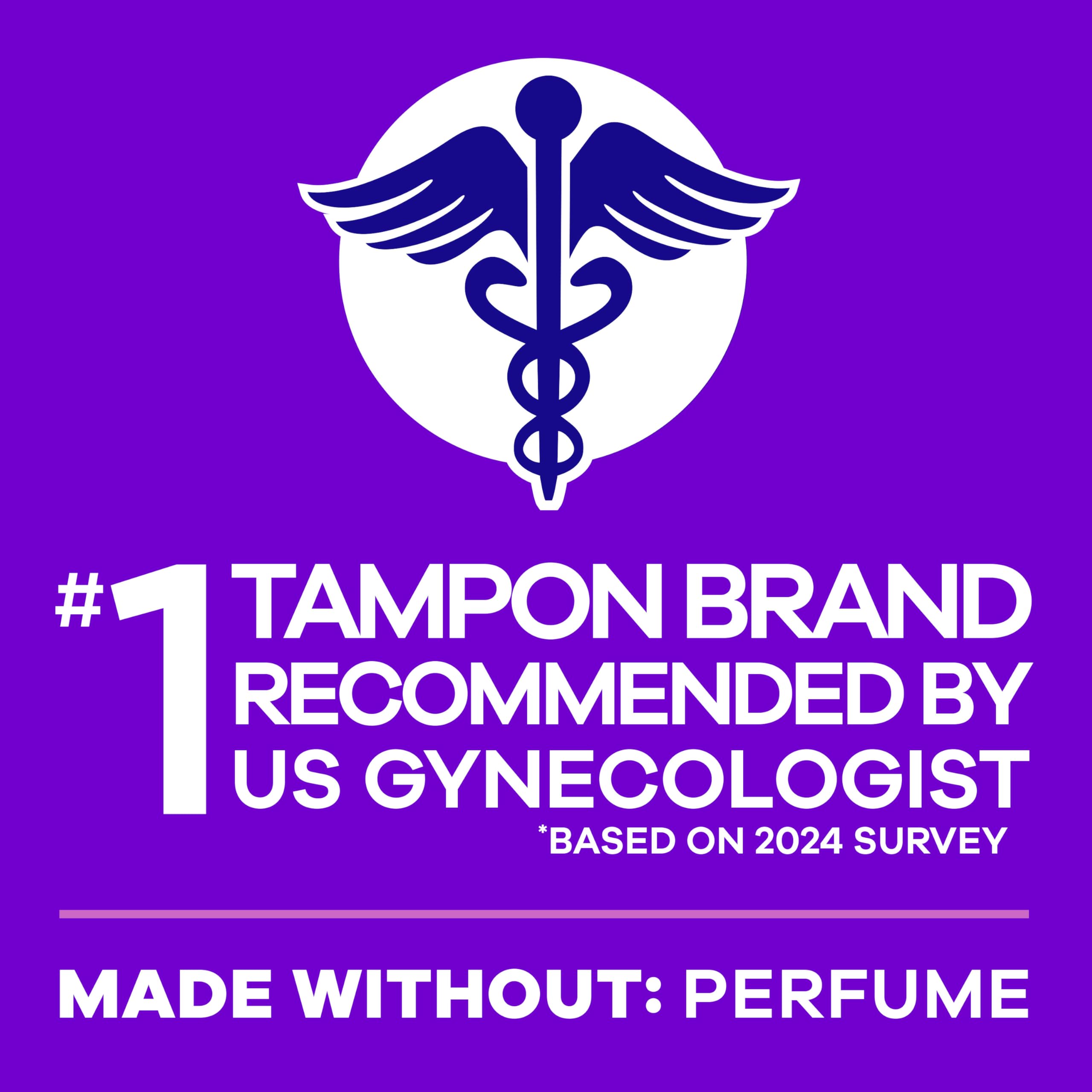 Tampax Radiant hand-holding applicator highlighting comfort