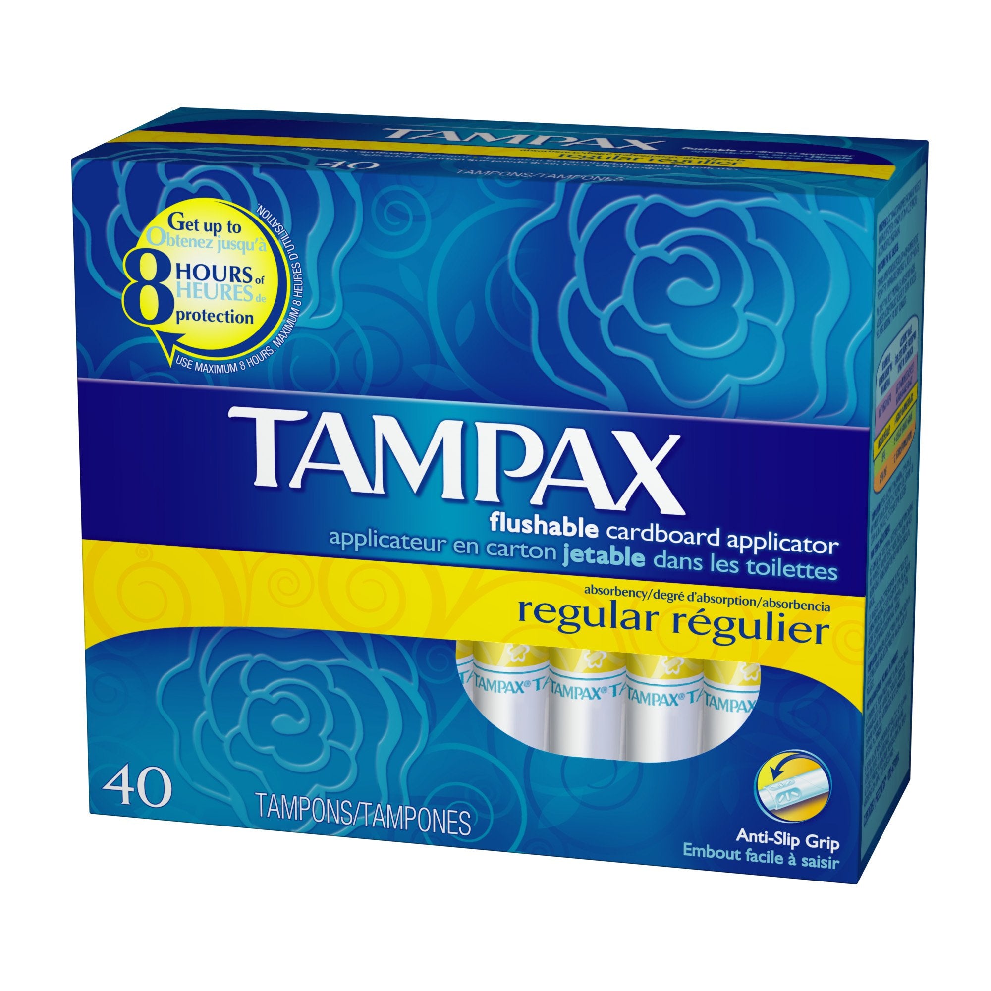 Tampax Regular pantiliner pack of 2 with extra length and moisture control for daily wear