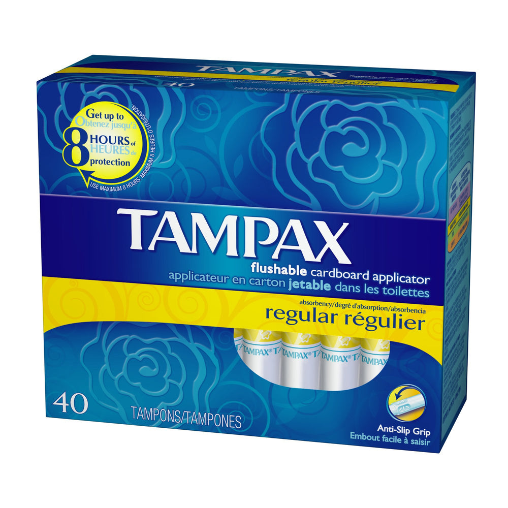 Tampax Regular pantiliner pack of 2 with extra length and moisture control for daily wear