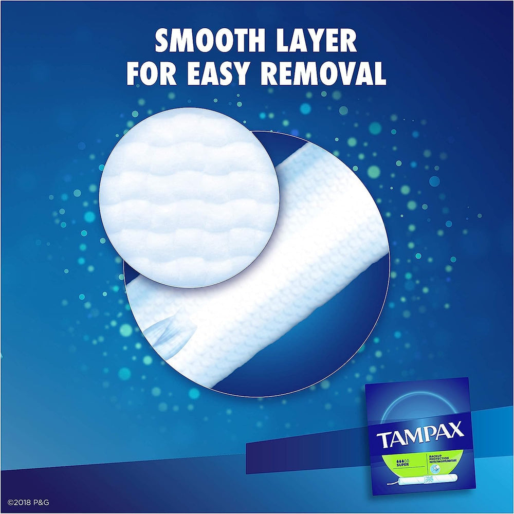 Tampax tampon travel pack demonstrates compact option for on-the-go routines.