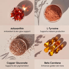 Tanova ingredients L-Tyrosine showcasing pigment-related support