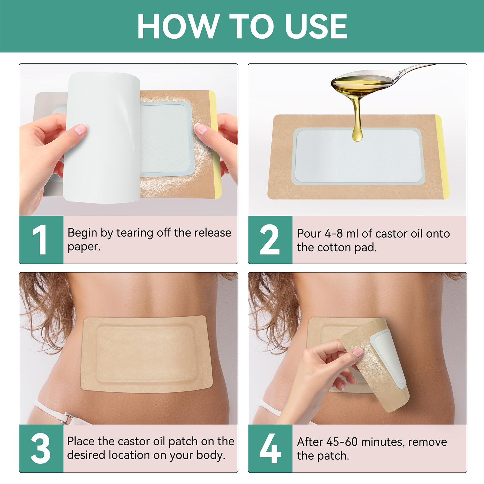 Taoscare 5x absorbent cotton pad traps oil effectively