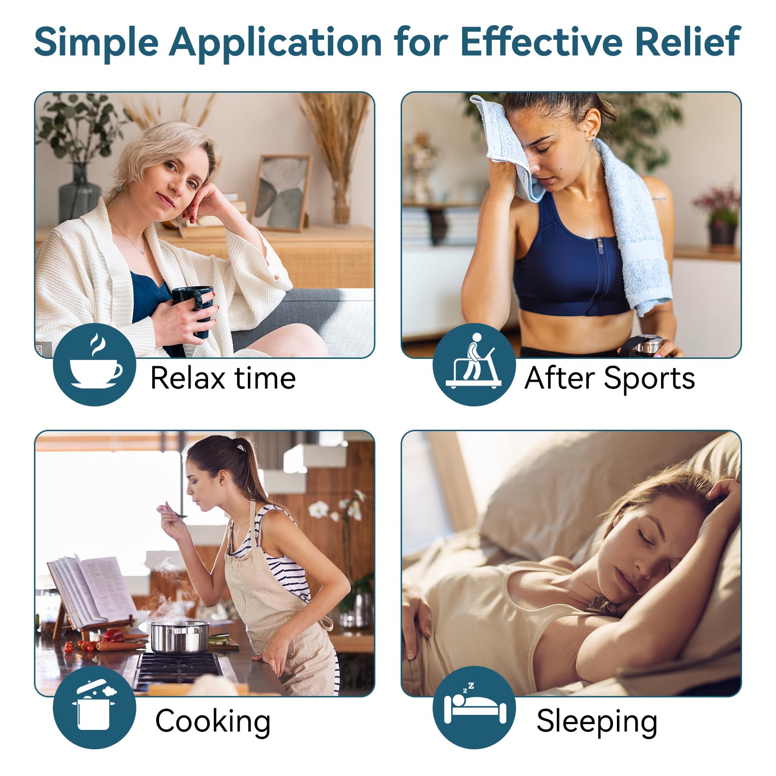 Taoscare castor oil pack wrap is reusable after cleaning for ongoing pain relief sessions.