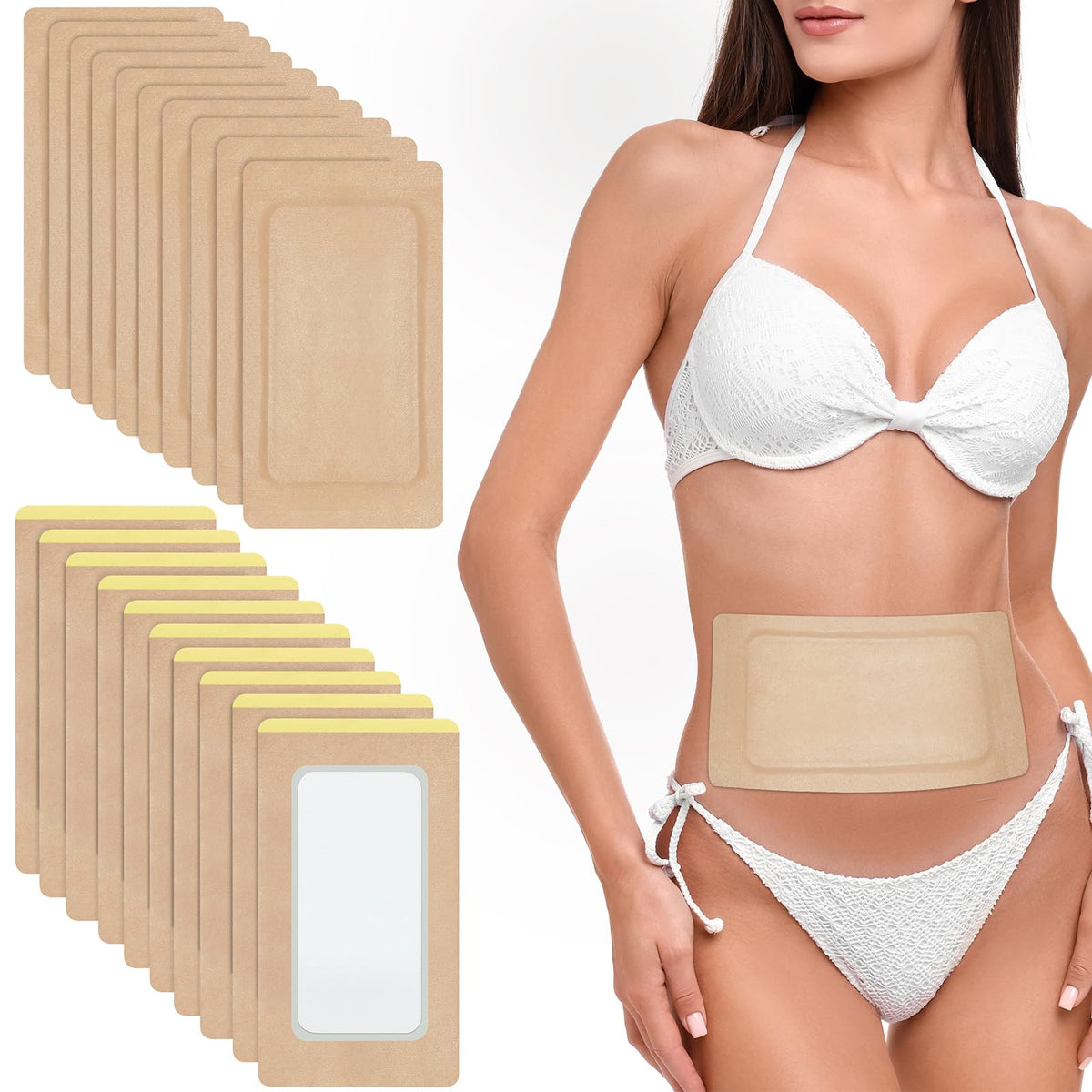 Taoscare castor oil pack wrap on liver area for targeted relief