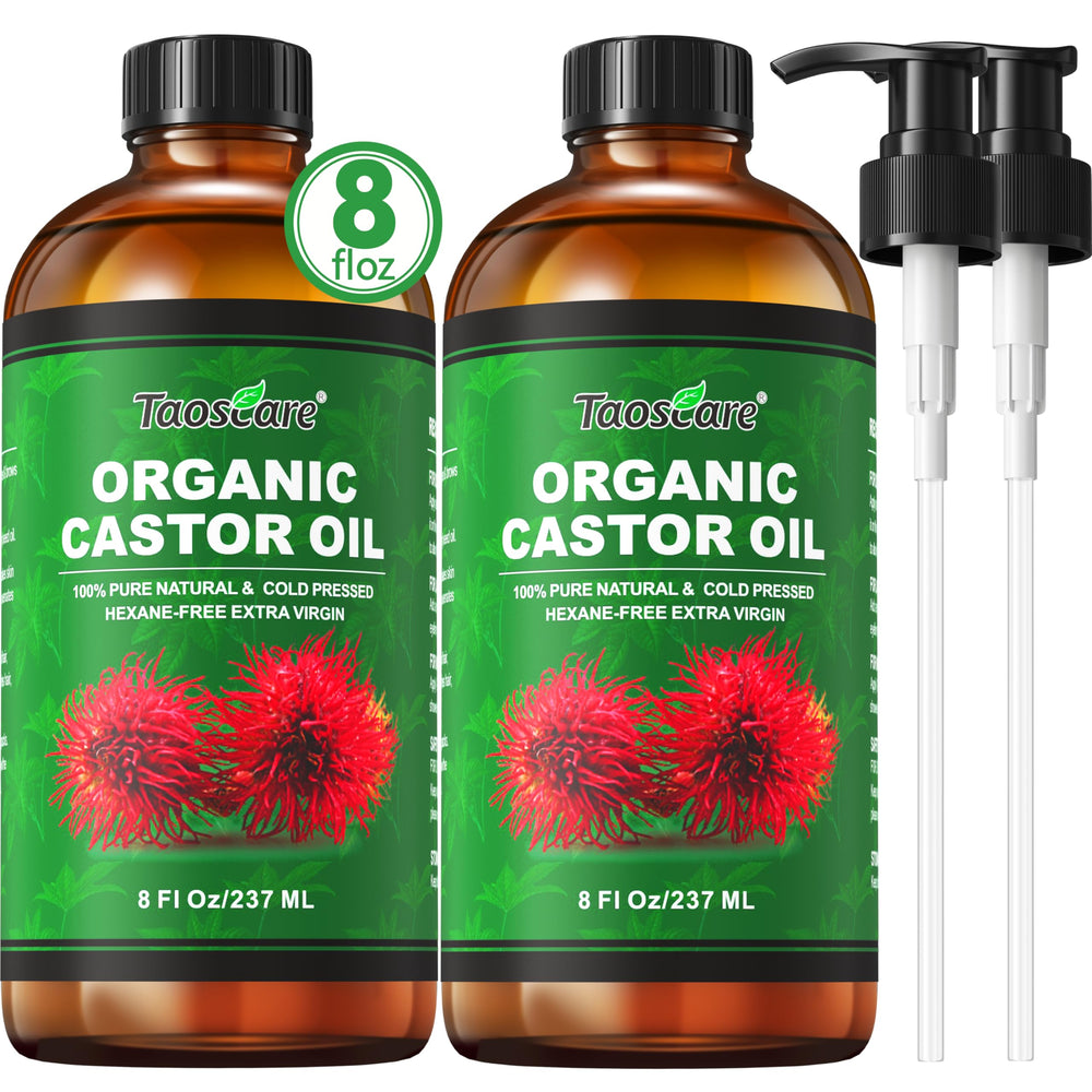 Taoscare castor oil two bottles offering great value