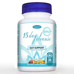 TAOTERS 15 Day Cleanse bottle for daily gut support and routine detox.