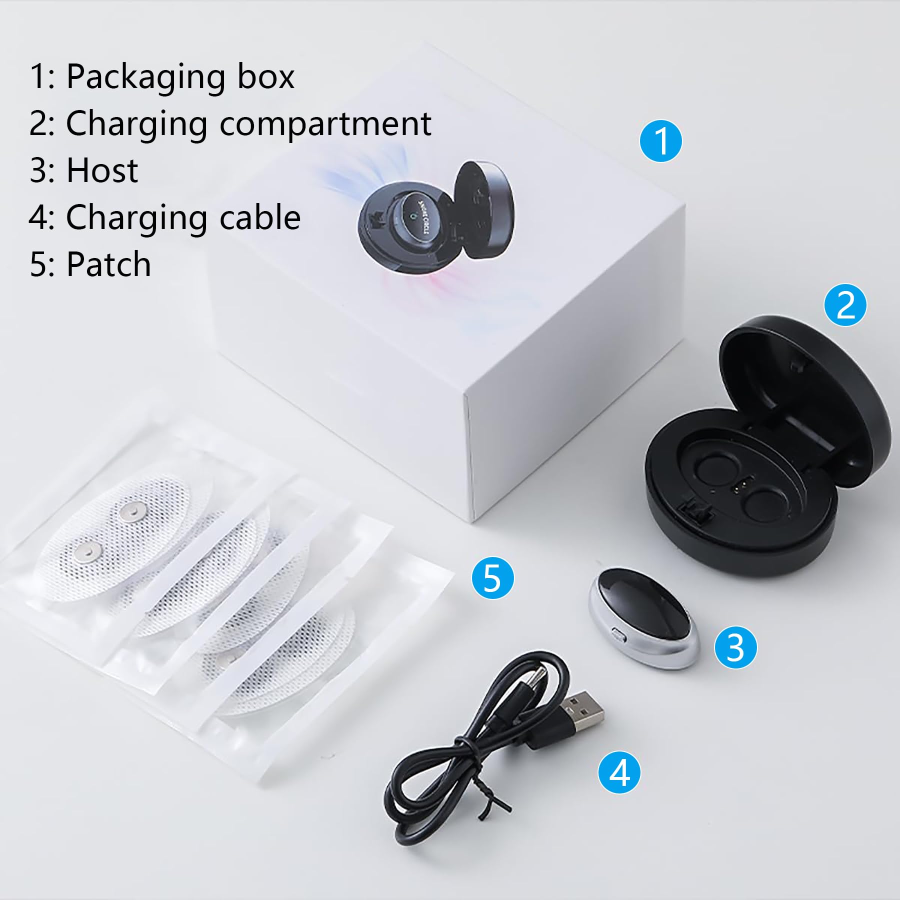 TAPHET electrode plate 20 in-use on device demonstrates easy replacement