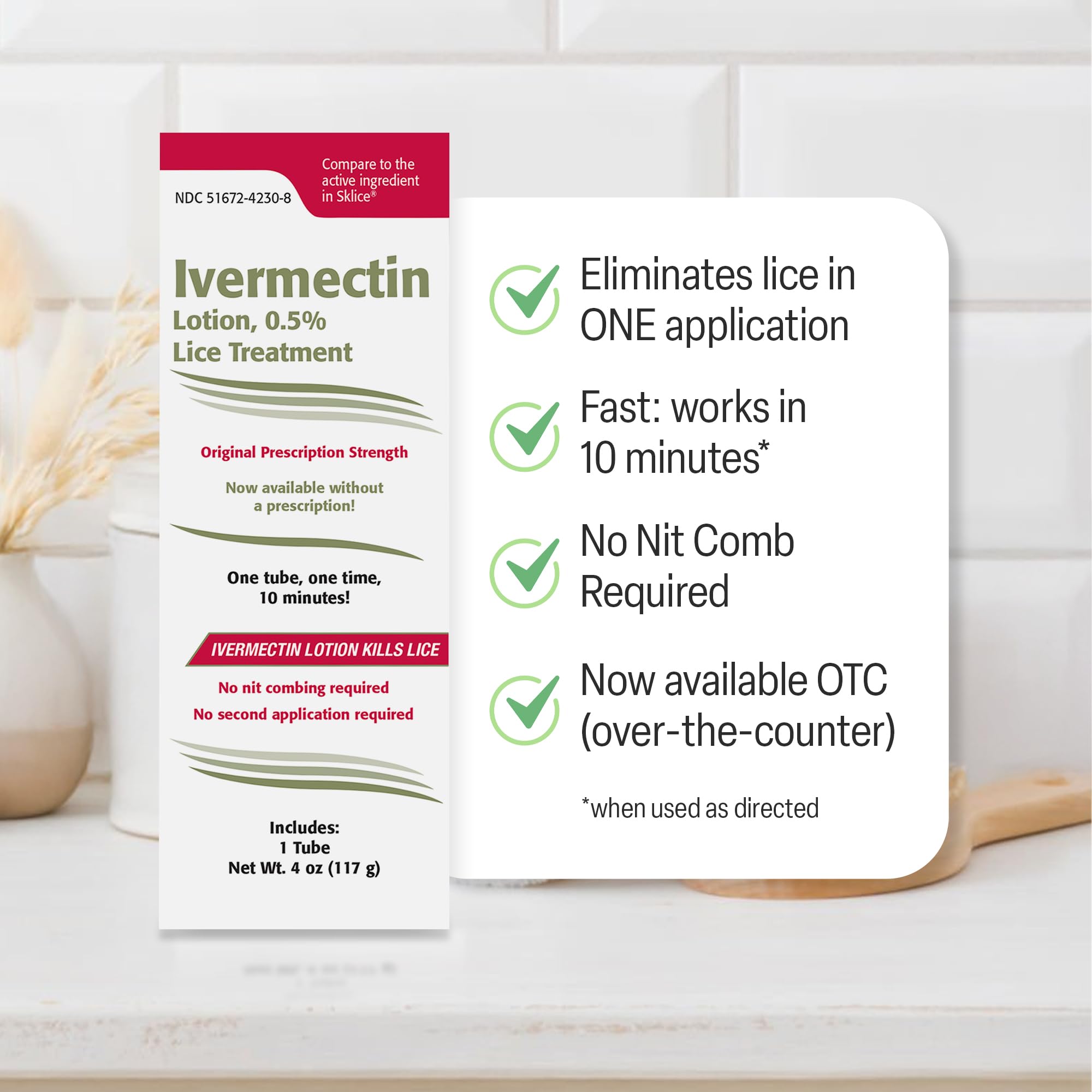 TARO Ivermectin Lotion room-temperature storage guide indicates proper conditions.
